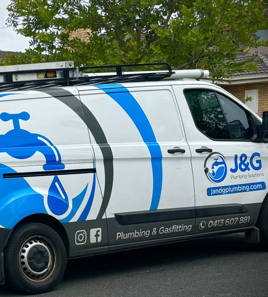 J&G Plumbing Solutions plumbing van stocked up ready to complete a plumbing job in Doncaster East