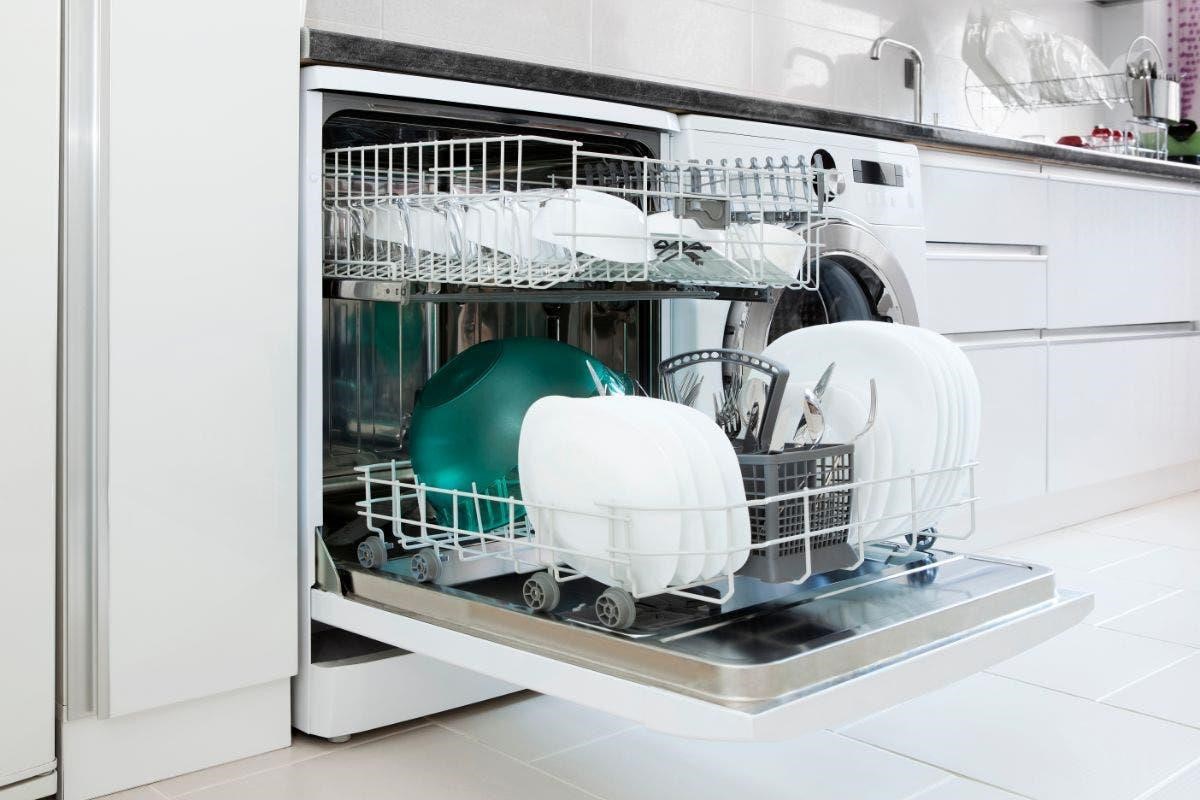 A dishwasher in kitchen.